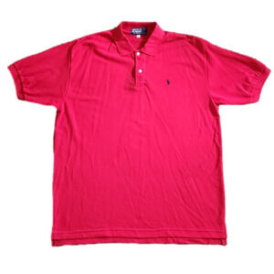 POLO by Ralph Lauren Red With Blue Polo Shirt